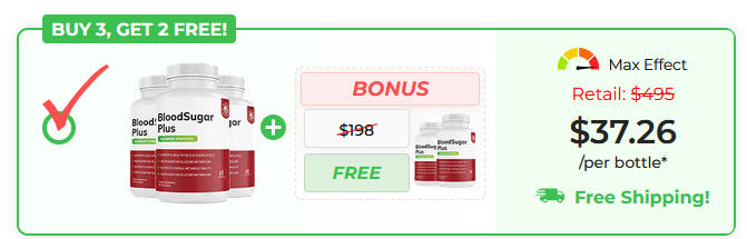 Blood Sugar Plus Buy 3 Get 2 Free